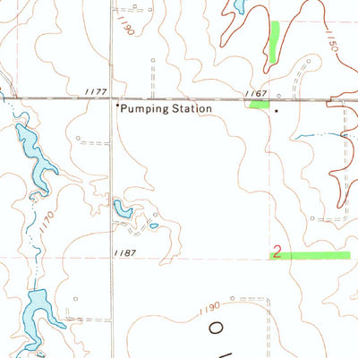 United States Geological Survey Kingfisher SE, OK (1972, 24000-Scale) digital map