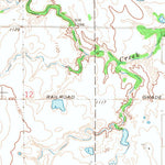 United States Geological Survey Kingfisher SE, OK (1972, 24000-Scale) digital map