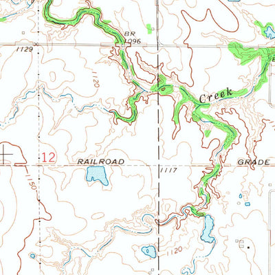 United States Geological Survey Kingfisher SE, OK (1972, 24000-Scale) digital map