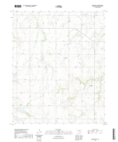 United States Geological Survey Kingfisher SE, OK (2022, 24000-Scale) digital map