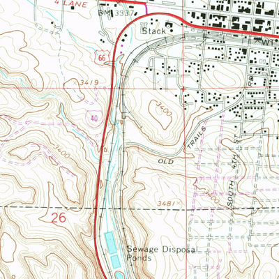 United States Geological Survey Kingman, AZ (1967, 24000-Scale) digital map