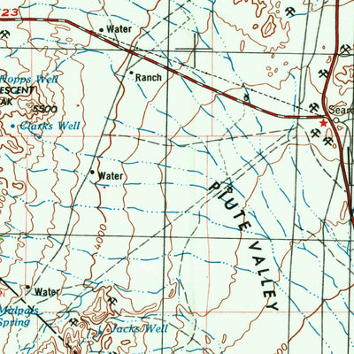 United States Geological Survey Kingman, AZ-CA-NV (1954, 250000-Scale) digital map