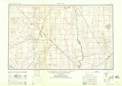United States Geological Survey Kingman, AZ-CA-NV (1958, 250000-Scale) digital map