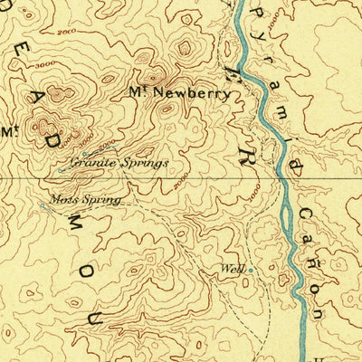 United States Geological Survey Kingman E, AZ-NV-CA (1886, 250000-Scale) digital map