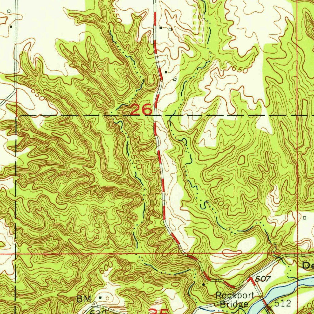 Kingman, IN (1955, 24000-Scale) Map by United States Geological Survey ...