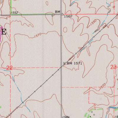 United States Geological Survey Kingman, KS (1967, 24000-Scale) digital map