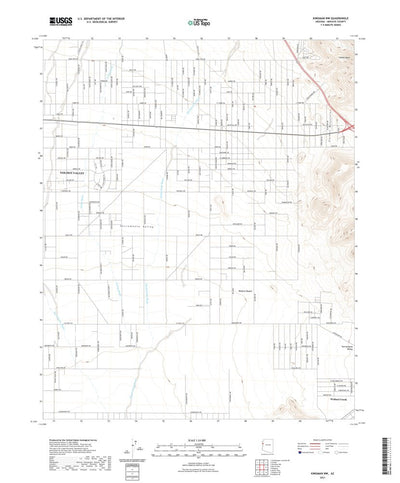 United States Geological Survey Kingman NW, AZ (2021, 24000-Scale) digital map