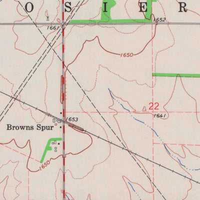 United States Geological Survey Kingman NW, KS (1967, 24000-Scale) digital map