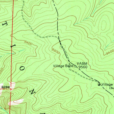 United States Geological Survey Kings Canyon, CO-WY (1950, 24000-Scale) digital map