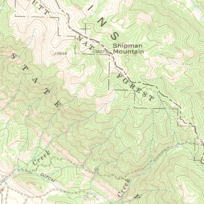 United States Geological Survey Kings Canyon, CO-WY (1955, 62500-Scale) digital map