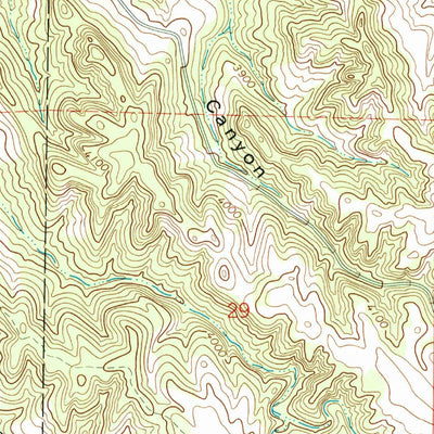 United States Geological Survey Kings Canyon, NE (1970, 24000-Scale) digital map