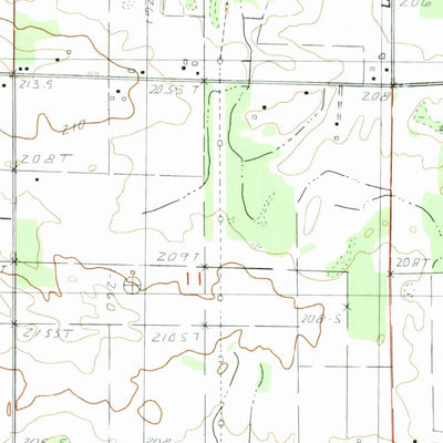 United States Geological Survey Kings Corners, MI (1982, 25000-Scale) digital map