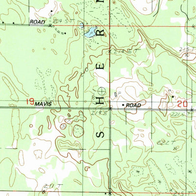 United States Geological Survey Kings Corners, MI (1982, 25000-Scale) digital map