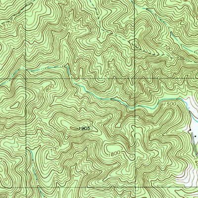 United States Geological Survey Kings Creek, NC (1997, 24000-Scale) digital map