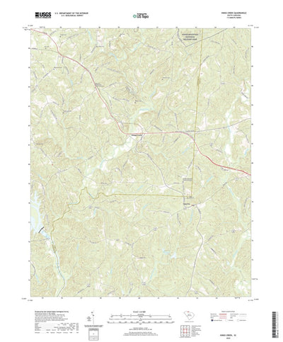 United States Geological Survey Kings Creek, SC (2020, 24000-Scale) digital map