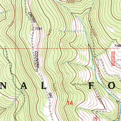 United States Geological Survey Kings Hill, MT (1995, 24000-Scale) digital map