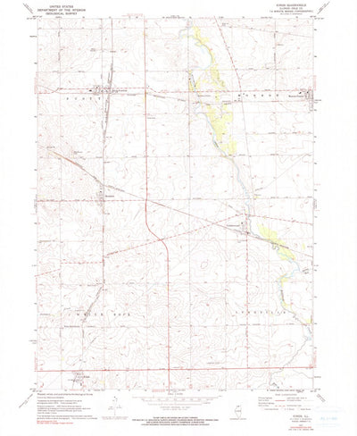 United States Geological Survey Kings, IL (1971, 24000-Scale) digital map