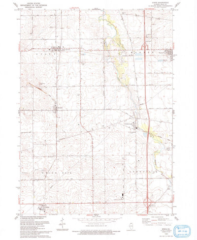 United States Geological Survey Kings, IL (1993, 24000-Scale) digital map