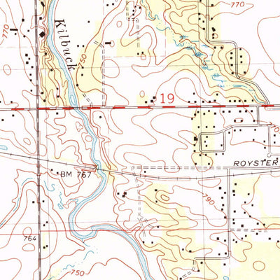 United States Geological Survey Kings, IL (1993, 24000-Scale) digital map