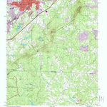 United States Geological Survey Kings Mountain, NC-SC (1997, 24000-Scale) digital map