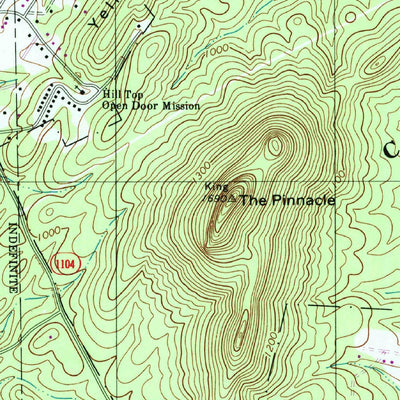 United States Geological Survey Kings Mountain, NC-SC (1997, 24000-Scale) digital map