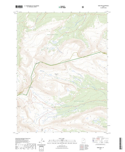 United States Geological Survey Kings Peak, UT (2023, 24000-Scale) digital map