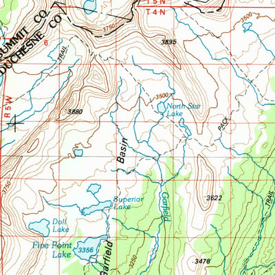 United States Geological Survey Kings Peak, UT-WY (1982, 100000-Scale) digital map