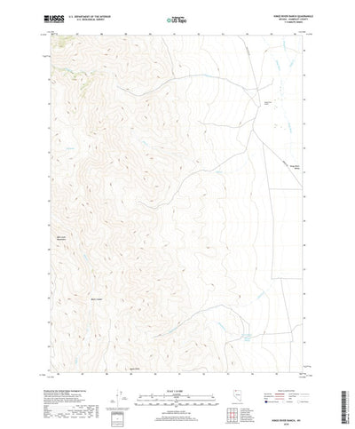 United States Geological Survey Kings River Ranch, NV (2018, 24000-Scale) digital map