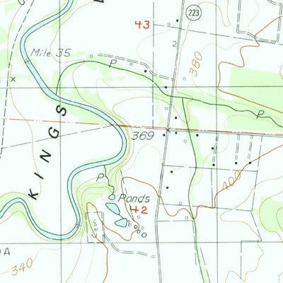 United States Geological Survey Kings Valley, OR (1984, 24000-Scale) digital map