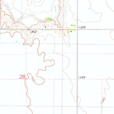United States Geological Survey Kingsburg, SD (1978, 24000-Scale) digital map