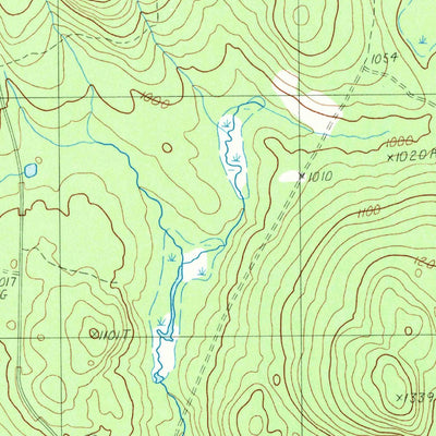 United States Geological Survey Kingsbury, ME (1989, 24000-Scale) digital map