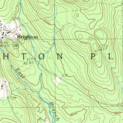 United States Geological Survey Kingsbury, ME (1989, 24000-Scale) digital map
