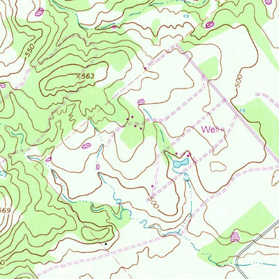 United States Geological Survey Kingsbury, TX (1964, 24000-Scale) digital map