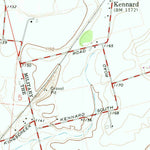 United States Geological Survey Kingscreek, OH (1961, 24000-Scale) digital map