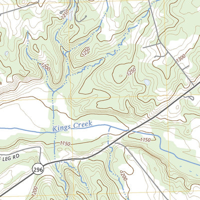 United States Geological Survey Kingscreek, OH (2023, 24000-Scale) digital map