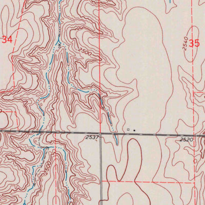 United States Geological Survey Kingsdown, KS (1969, 24000-Scale) digital map