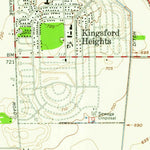 United States Geological Survey Kingsford Heights, IN (1958, 24000-Scale) digital map