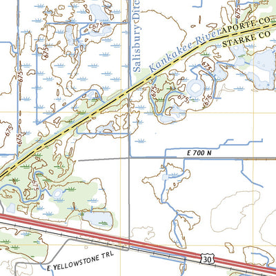 United States Geological Survey Kingsford Heights, IN (2022, 24000-Scale) digital map