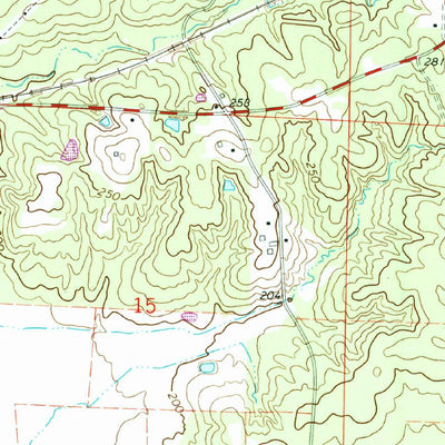 United States Geological Survey Kingsland, AR (1966, 24000-Scale) digital map