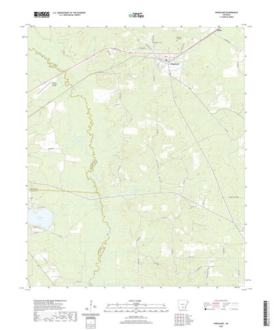 United States Geological Survey Kingsland, AR (2020, 24000-Scale) digital map