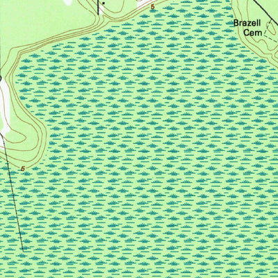 United States Geological Survey Kingsland, GA-FL (1993, 24000-Scale) digital map