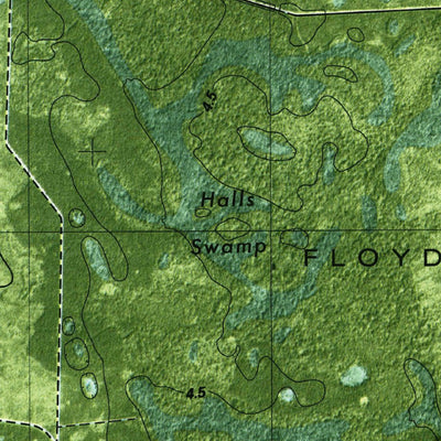 United States Geological Survey Kingsland NE, GA (1979, 24000-Scale) digital map