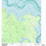 United States Geological Survey Kingsland NE, GA (1993, 24000-Scale) digital map