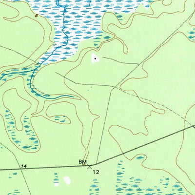 United States Geological Survey Kingsland NE, GA (1993, 24000-Scale) digital map