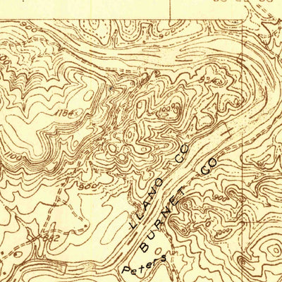 United States Geological Survey Kingsland, TX (1925, 48000-Scale) digital map