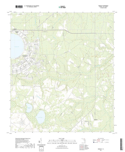 United States Geological Survey Kingsley, FL (2021, 24000-Scale) digital map