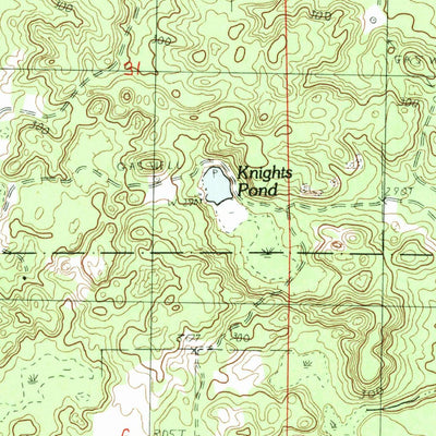 United States Geological Survey Kingsley, MI (1983, 25000-Scale) digital map