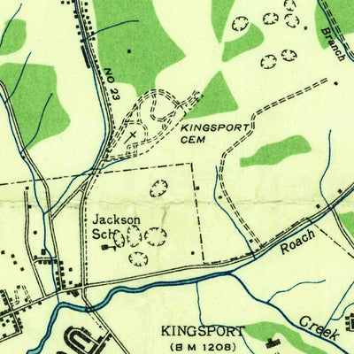 United States Geological Survey Kingsport, TN-VA (1935, 24000-Scale) digital map