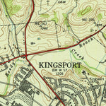United States Geological Survey Kingsport, TN-VA (1939, 24000-Scale) digital map