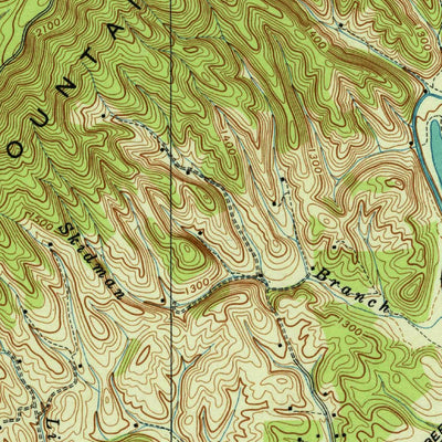 United States Geological Survey Kingsport, TN-VA (1939, 24000-Scale) digital map